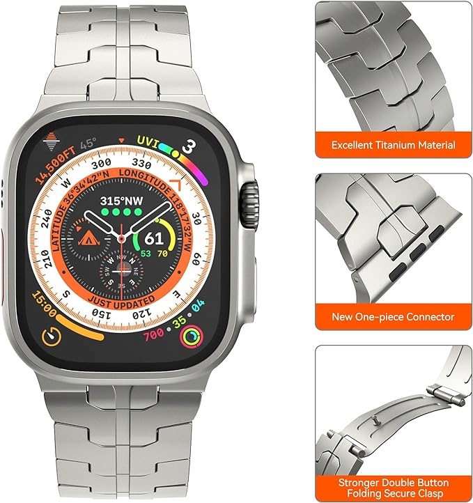 Bransoletka Do Zegarka Apple Watch Ultra 2/Ultra 49 mm Bransoletka Premium Marka inny