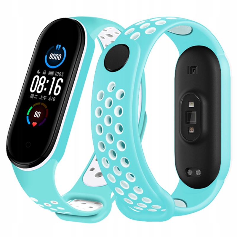 5x PASEK DO XIAOMI MI BAND 5 6 7 OPASKA KOLORY PASKI OPASKI Kolor wielokolorowy