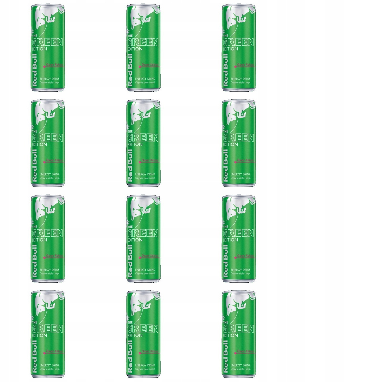 12x 250ml Red Bull the green edition napój energetyczny Zgrzewka