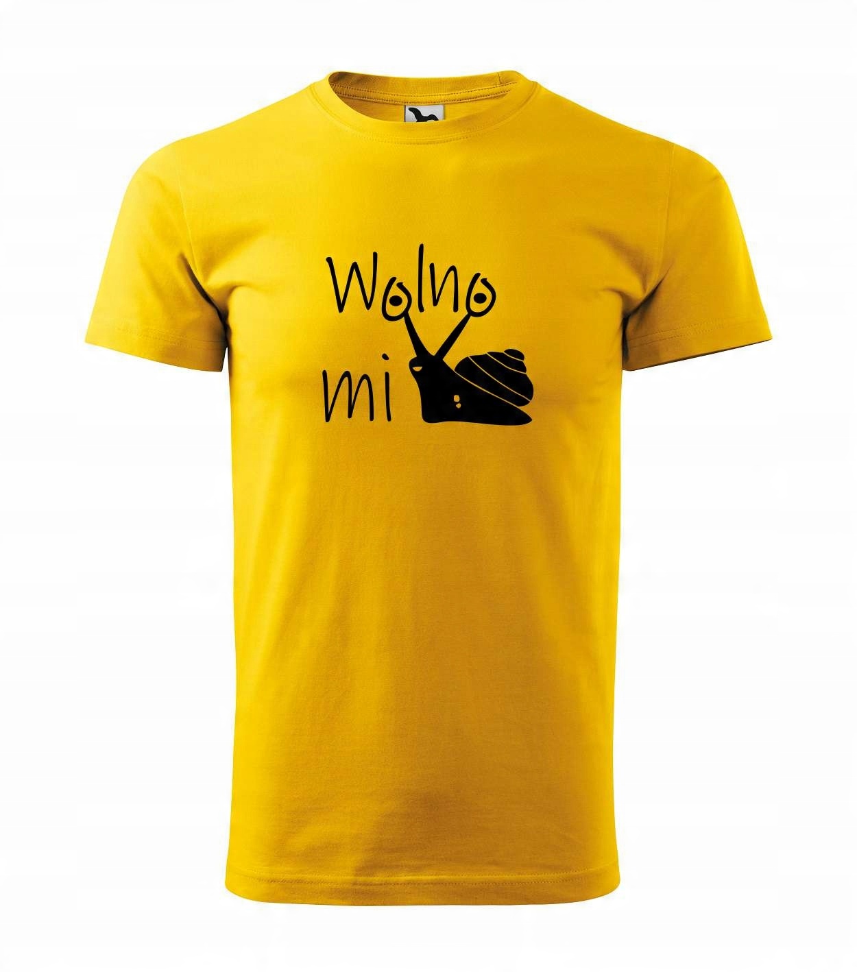 

Koszulka T-shirt wolno mi ślimak męska