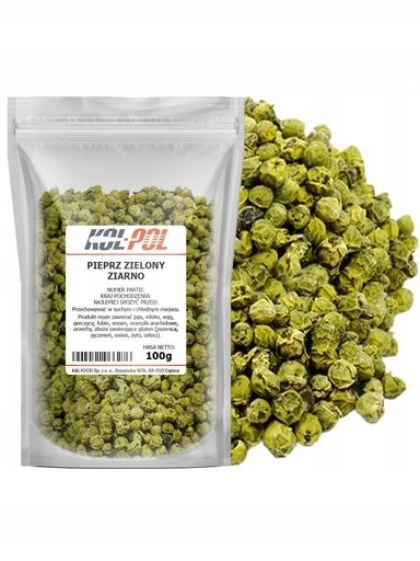 3x Zelený Pepř Zrnitý 100g Aromatické přírodní zrno kvalita