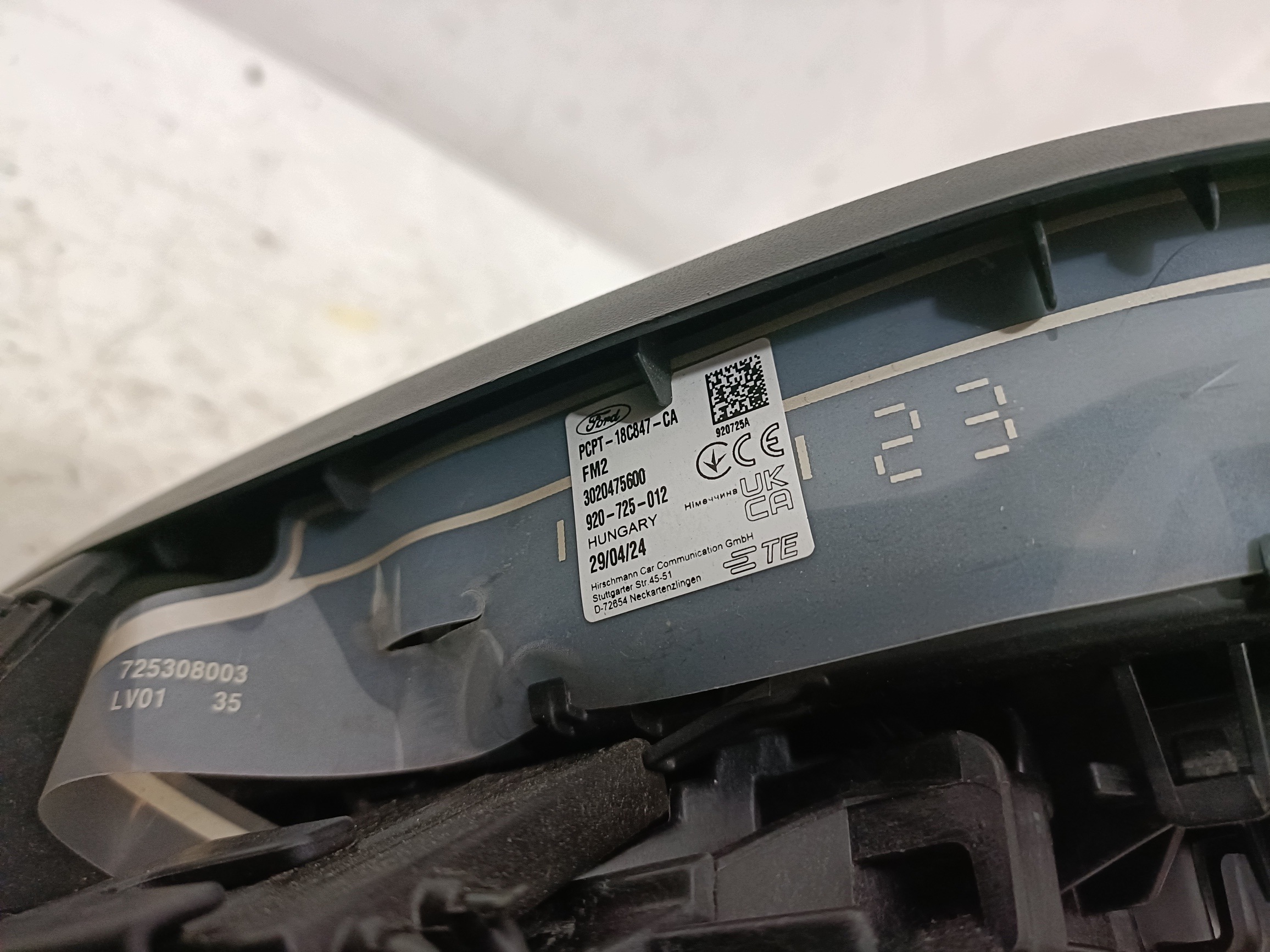 FORD CUSTOM 2023- mirror left front front PZ31-17683-A