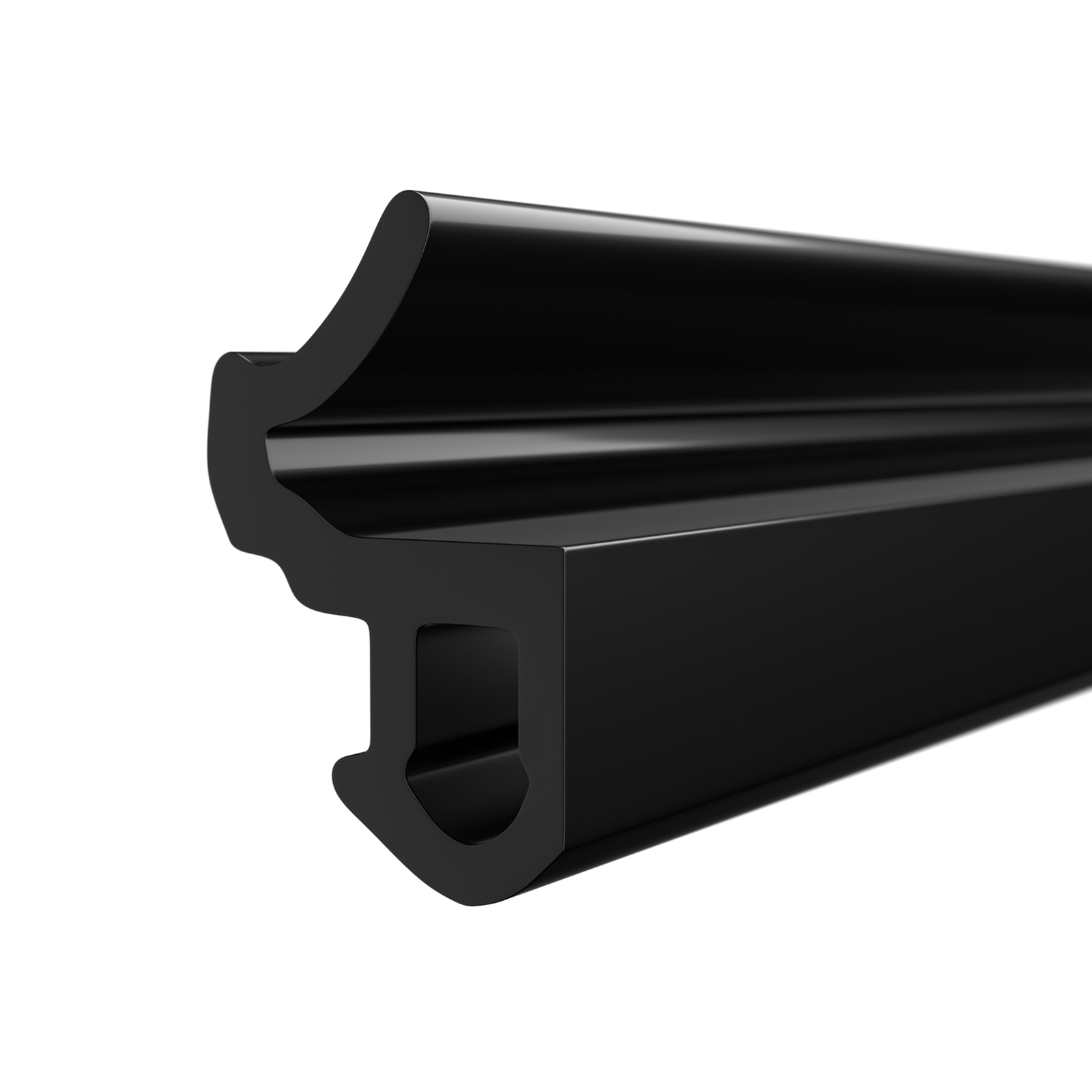 Okenné tesnenie pre rámy okien z Pvc Čierna Elastická Kbe S-618 400 m