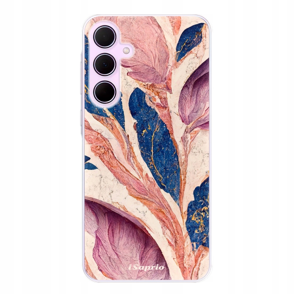 Silikonowe etui iSaprio Purple Leaves do Samsung Galaxy A55 5G