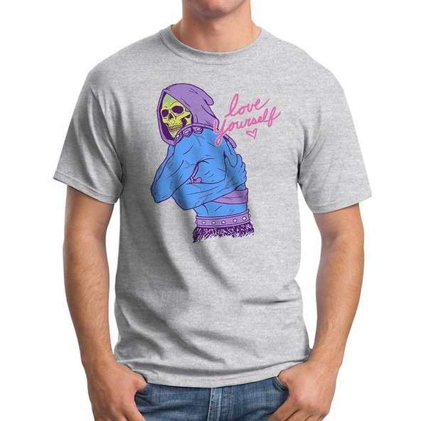 

Koszulka T-Shirt Love Yourself Skeletor L