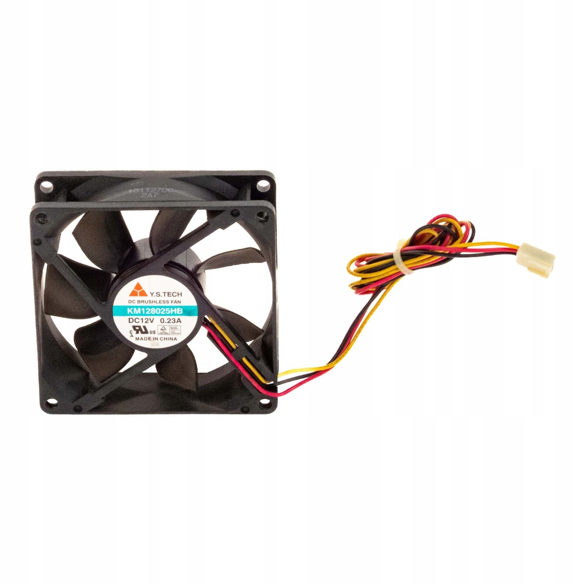 Ys Tech KM128025HB 12V 0,23A 3PINOVÝ 80x80mm