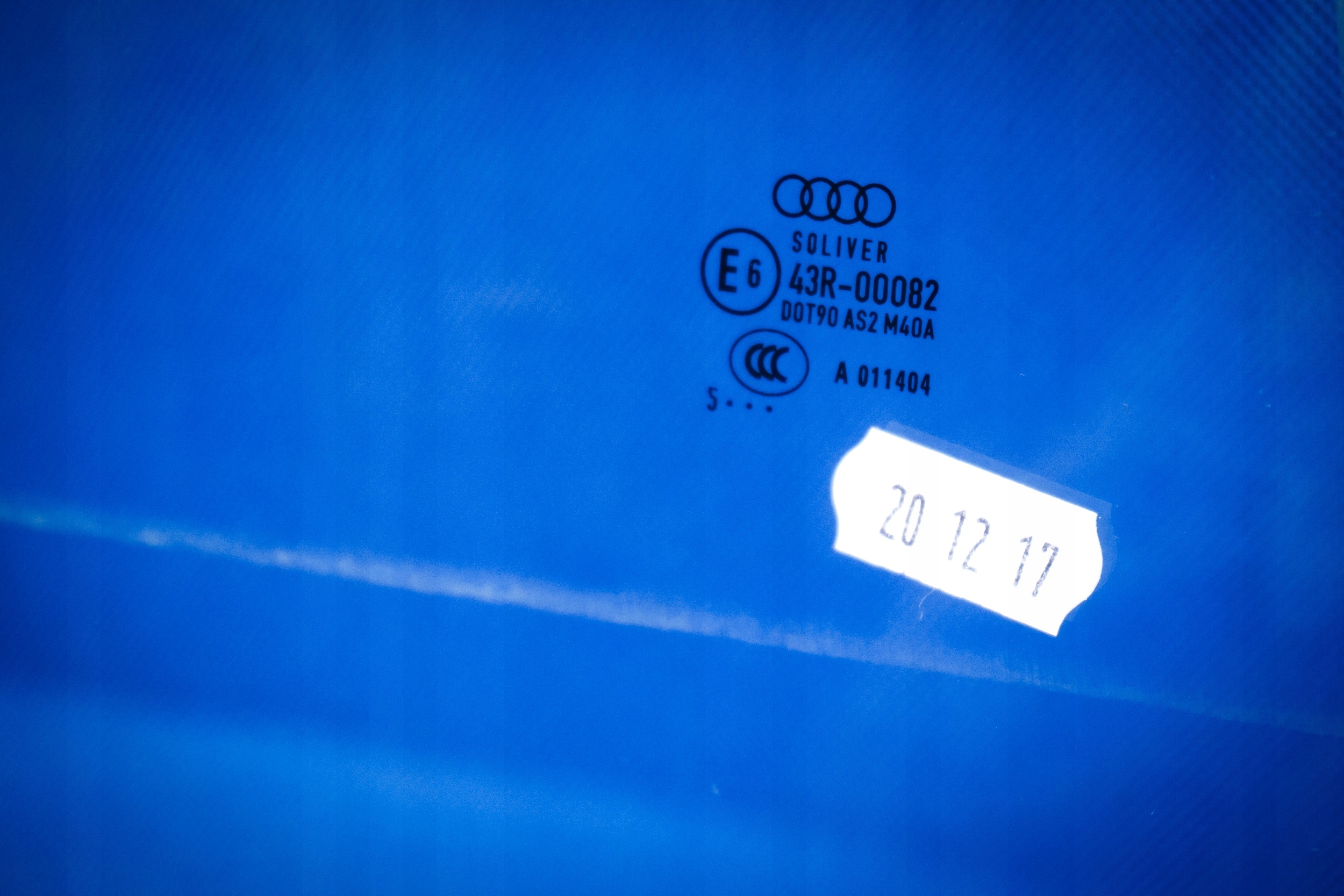 window door rear part PR Audi A5 Sportback 8T8845206B