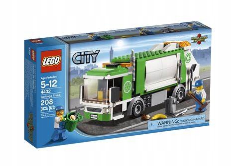 Lego 4432 City Śmieciarka, Śmieciarz, Ciężarówka