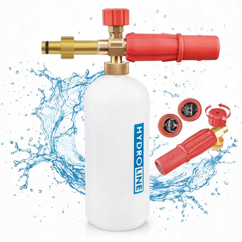 Pianownica Mosiężna Riwall 1L Do Myjki Ciśnieniowej Gęsta Piana