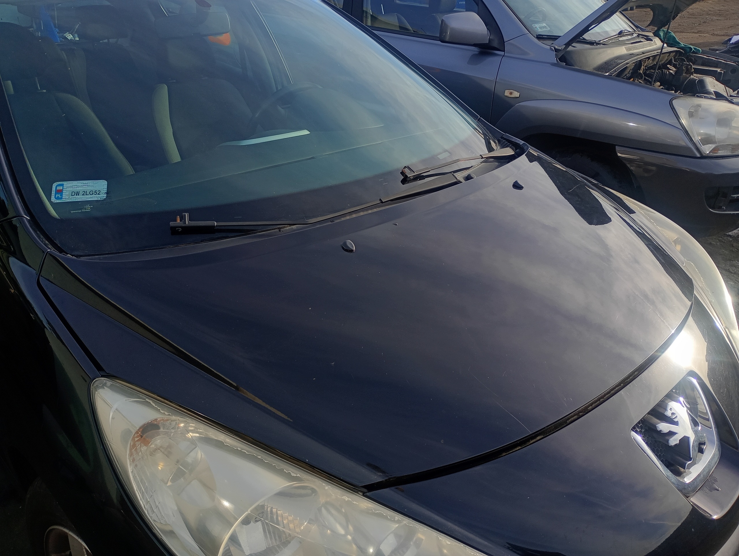 capot Peugeot 207 06-13 code lakieru EXLD