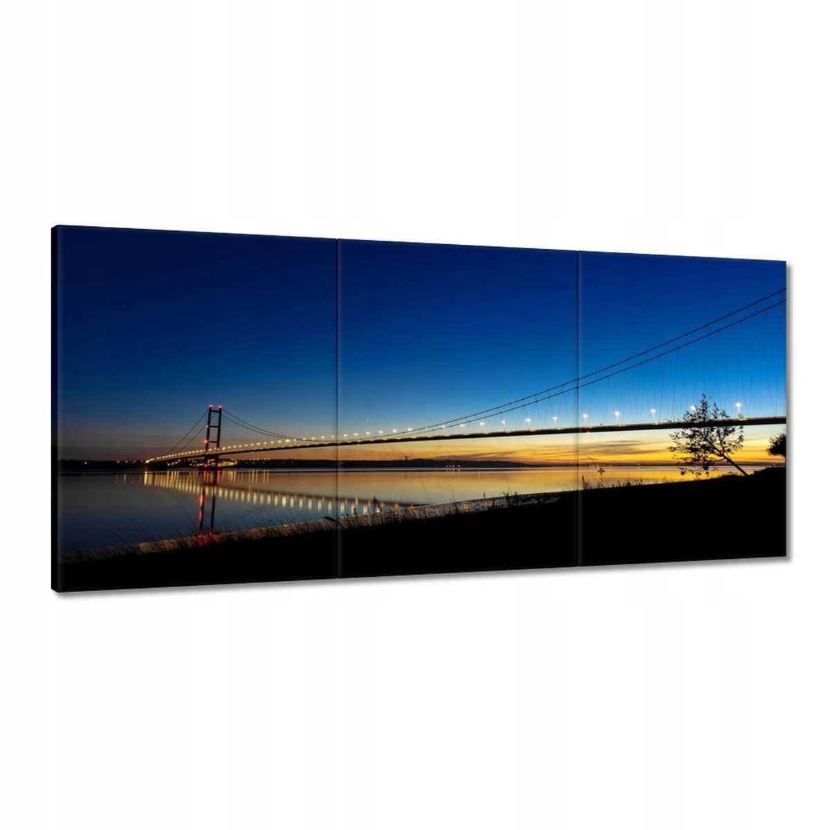 Obrazy 210x100 Most nočné foto