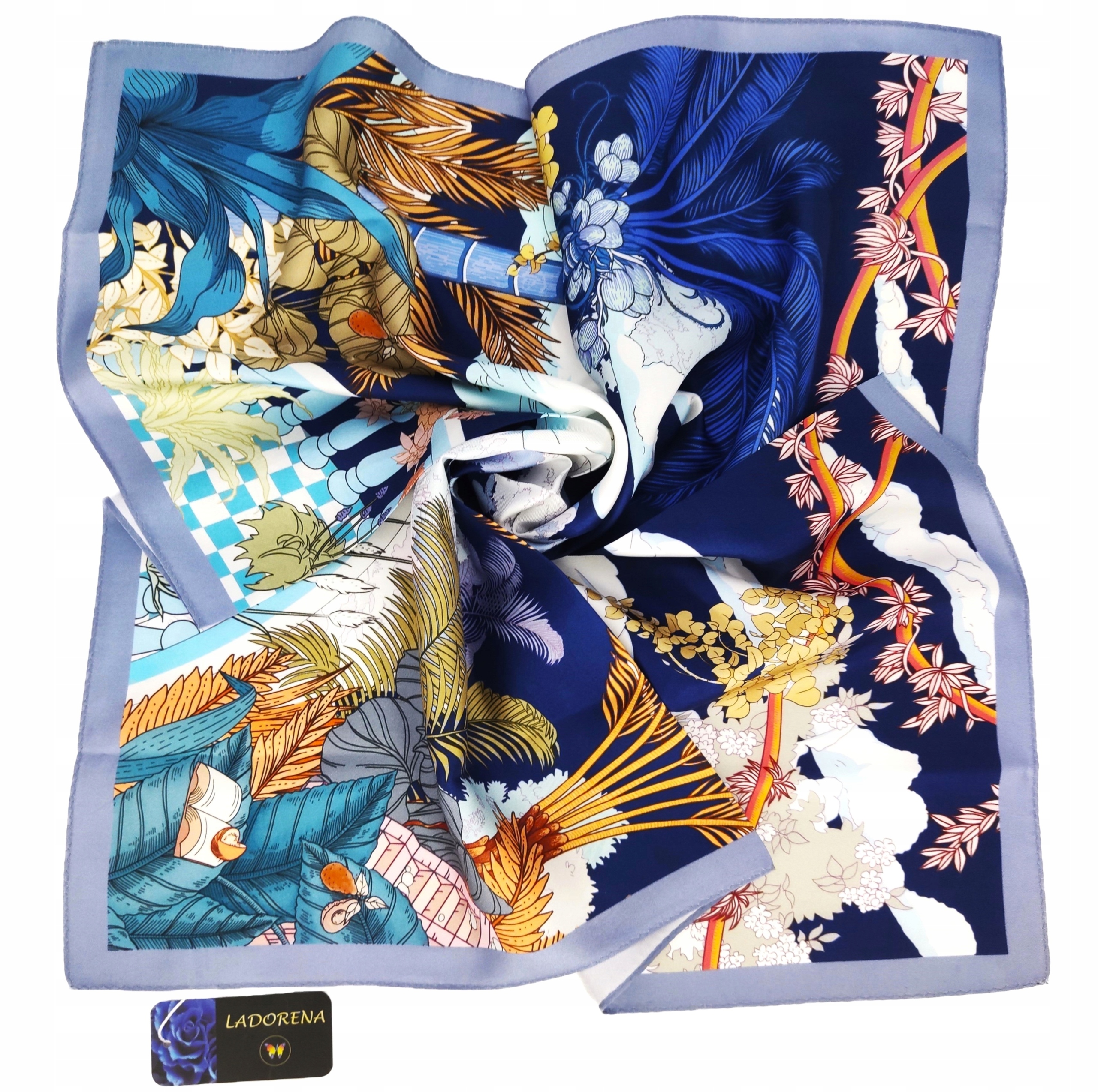 100% Hedvábný Značkový Šátek, Šátek, Prémiová Kvalita+