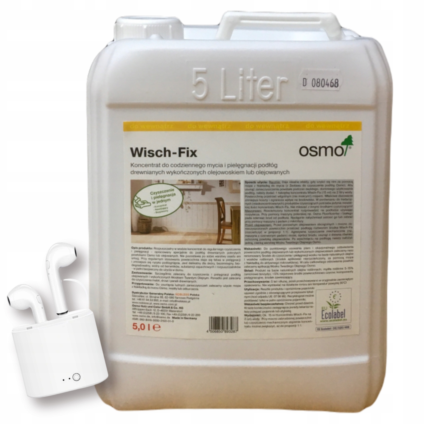 Osmo Wisch Fix 8016 Koncentrat 5L do podłóg olejowanych + SŁUCHAWKI GRATIS