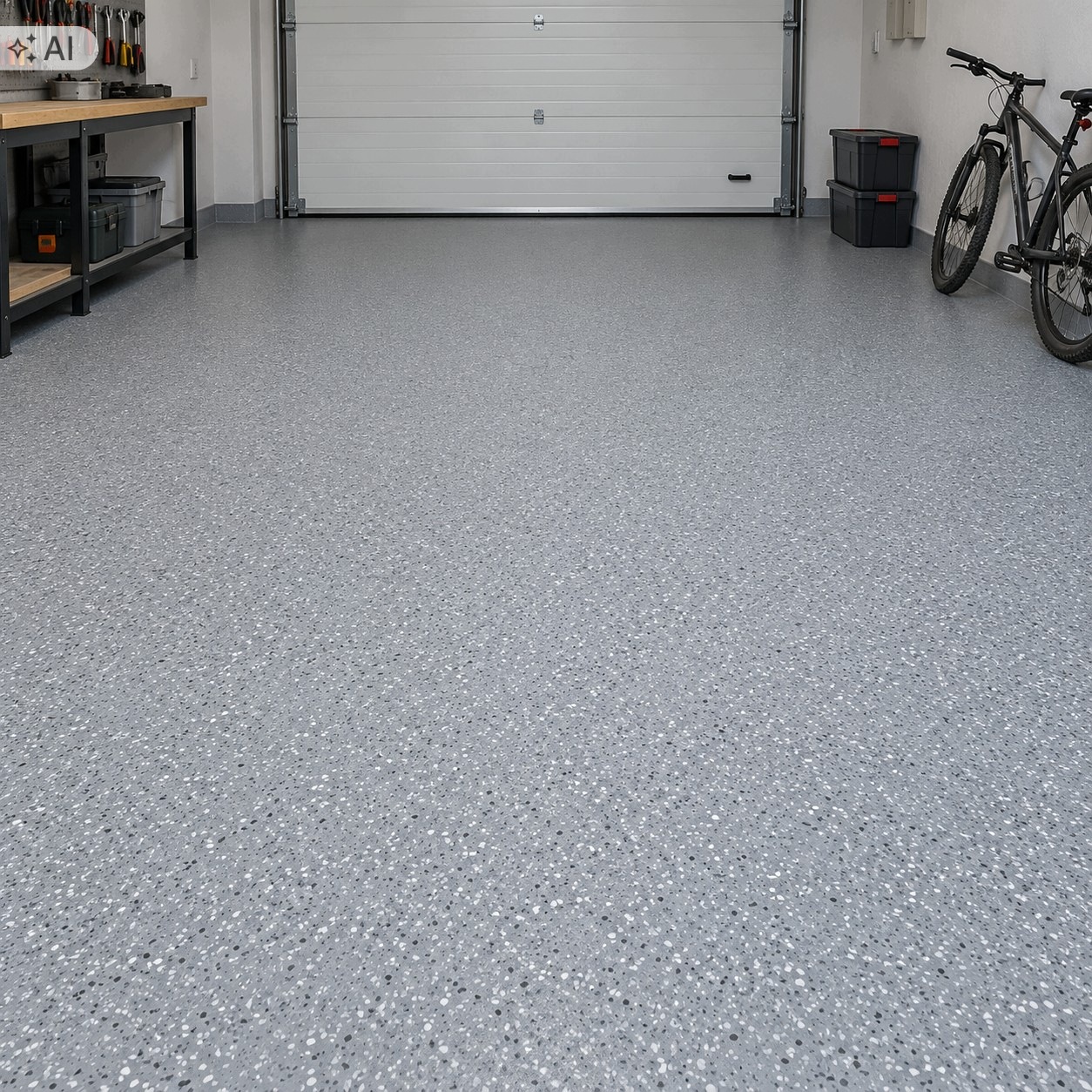 Epoxidová pryskyřice s dekorativními vločkami, sada 10 m2, matný lak Techniart