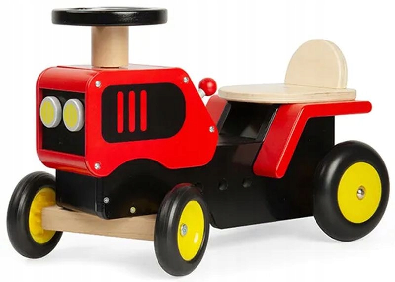 Drewniany Jeździk Traktor Pojazd dla Dziecka 18-36 miesięcy Bigjigs