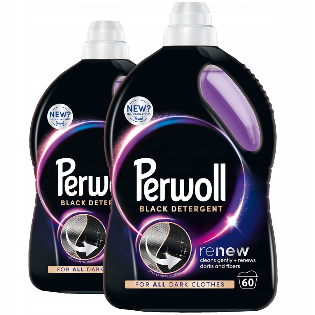Levně Perwoll Renew Black Tekutý prací prostředek na tmavé prádlo Set 6l 120 Praní