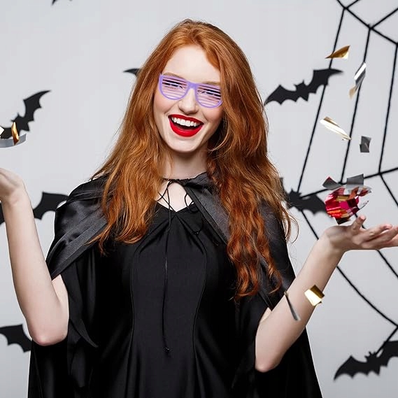 ZESTAW PLASTIKOWYCH OKULARÓW IMPREZOWYCH RÓŻNE KOLORY EAN (GTIN) 5905908720287