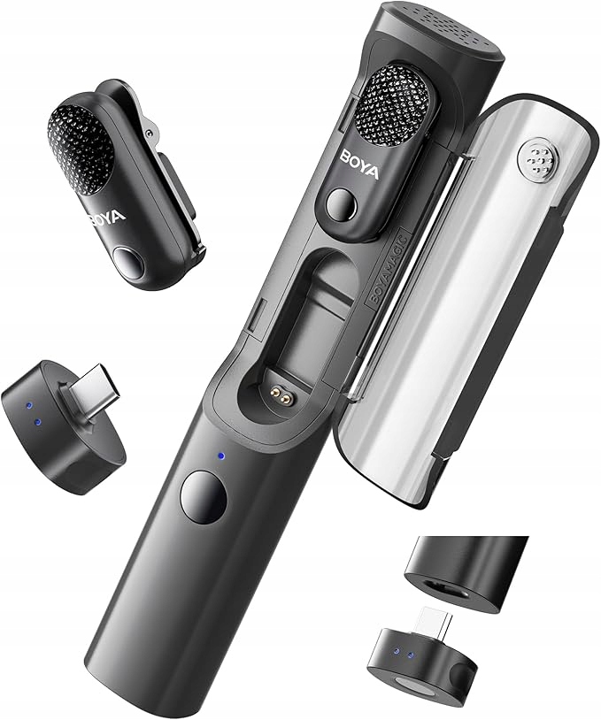 Mikrofon Boya Magic-05 Usb-c pro iPhone 15/16 Android pro rozhovory, černý