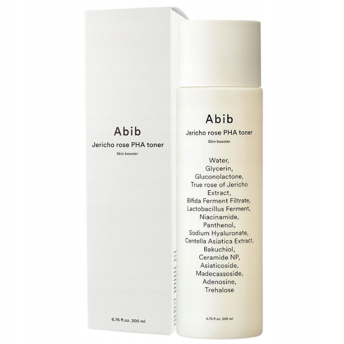 Abib Jericho rose PHA toner skin booster 200 ml - nawilżający tonik do twarzy — 3