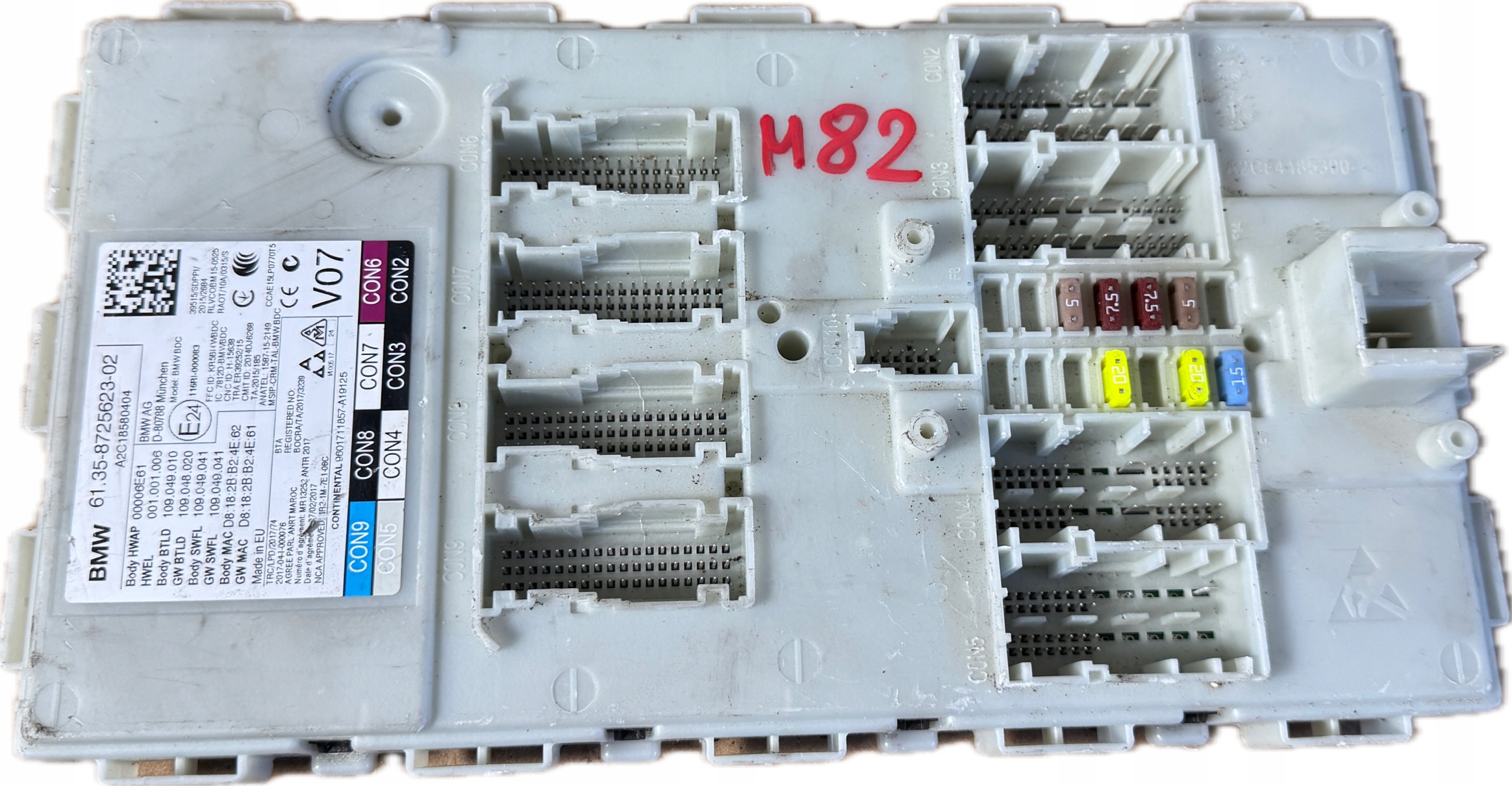 M82 BMW X3 G01 module control unit FEM BDC 8725623