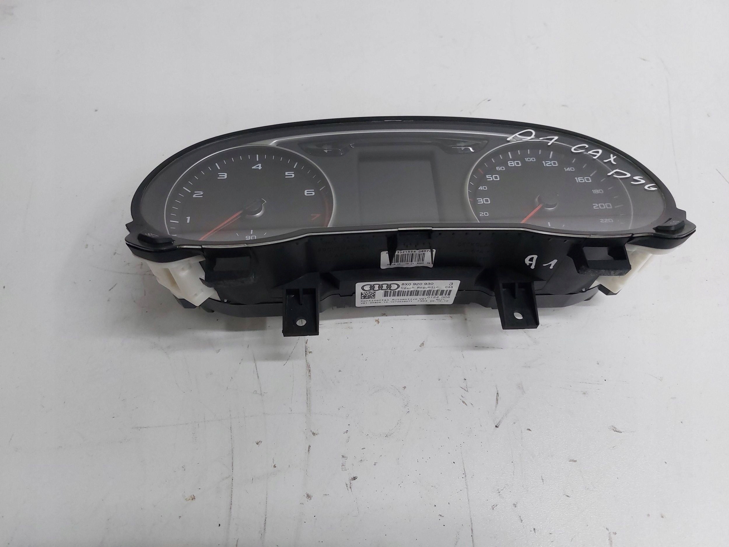 AUDI A1 8X 1.4 TSI dials dials 8X0920930 EUROPA