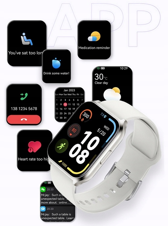 Smartwatch HAYLOU Watch 2 Pro BIAŁY EAN (GTIN) 6971664934069