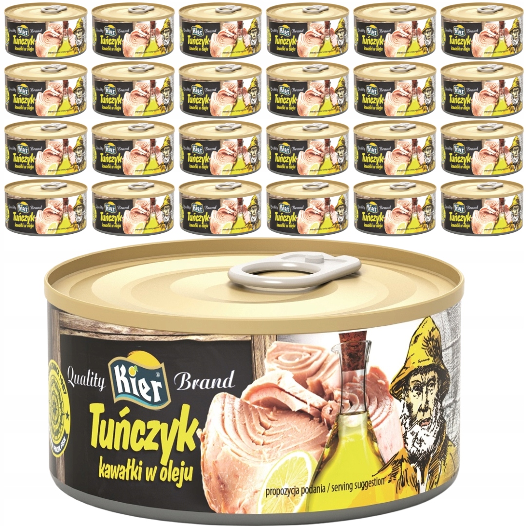 Levně Tuňák Kier v oleji 170 g x 24 kusů
