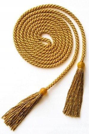 Cingulum Sznur do Alby złote 2m