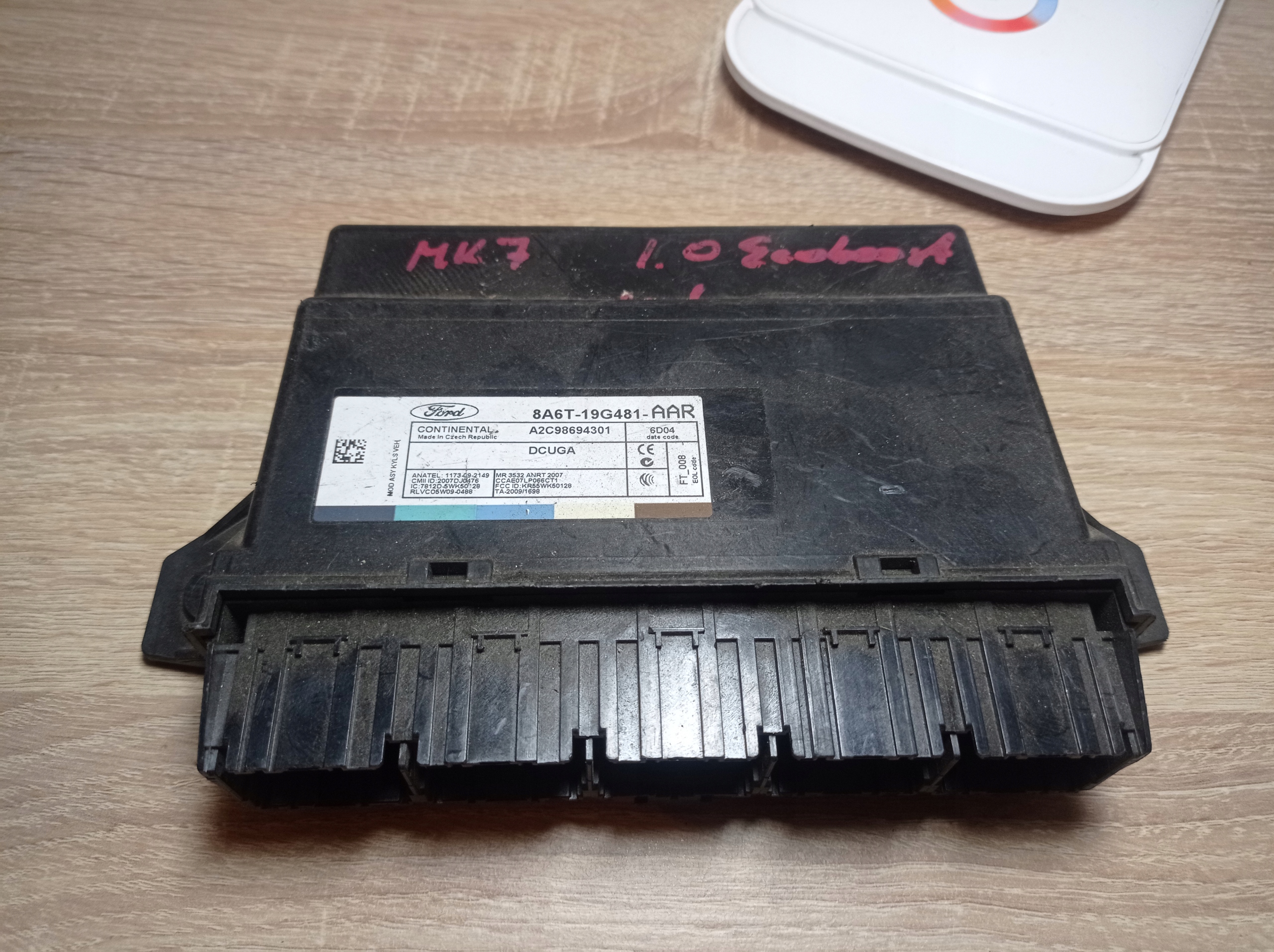 FORD FIESTA MK7-МОДУЛЬ КОМФОРТУ 8A6T19G481AAR