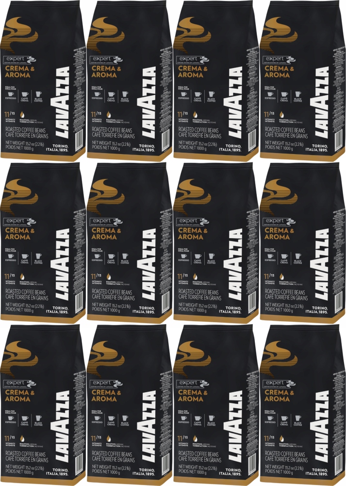 Kawa ziarnista Lavazza Expert Crema E Aroma 1kg x12