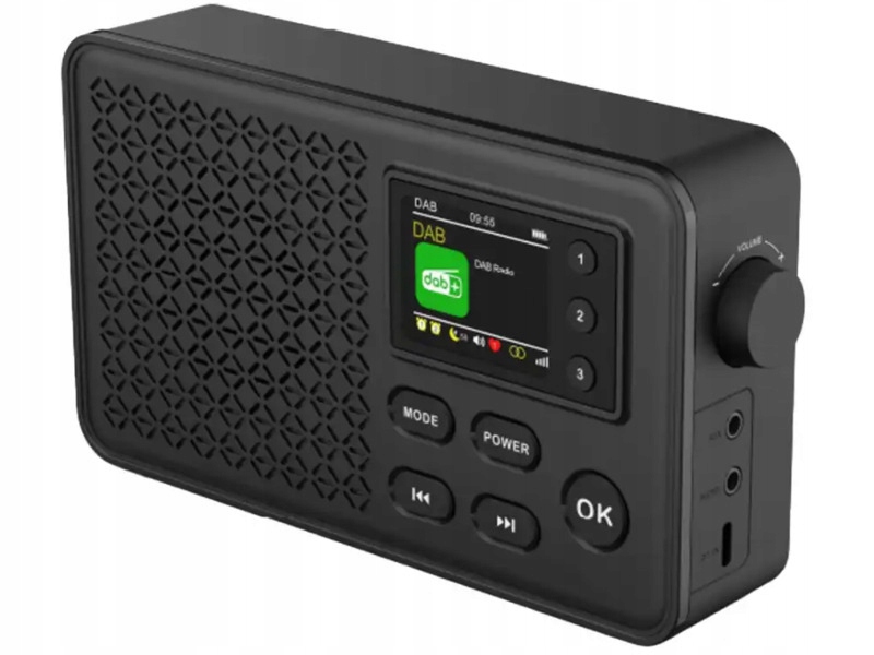 Radio Denver DAB-57 Cyfrowe Przenośne Czarny