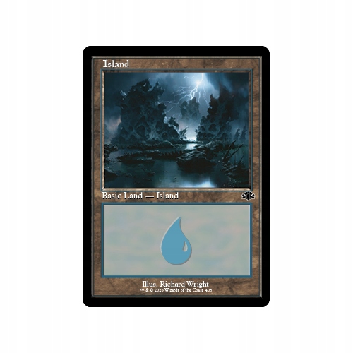 Mtg Island *Retro-Frame* Foil