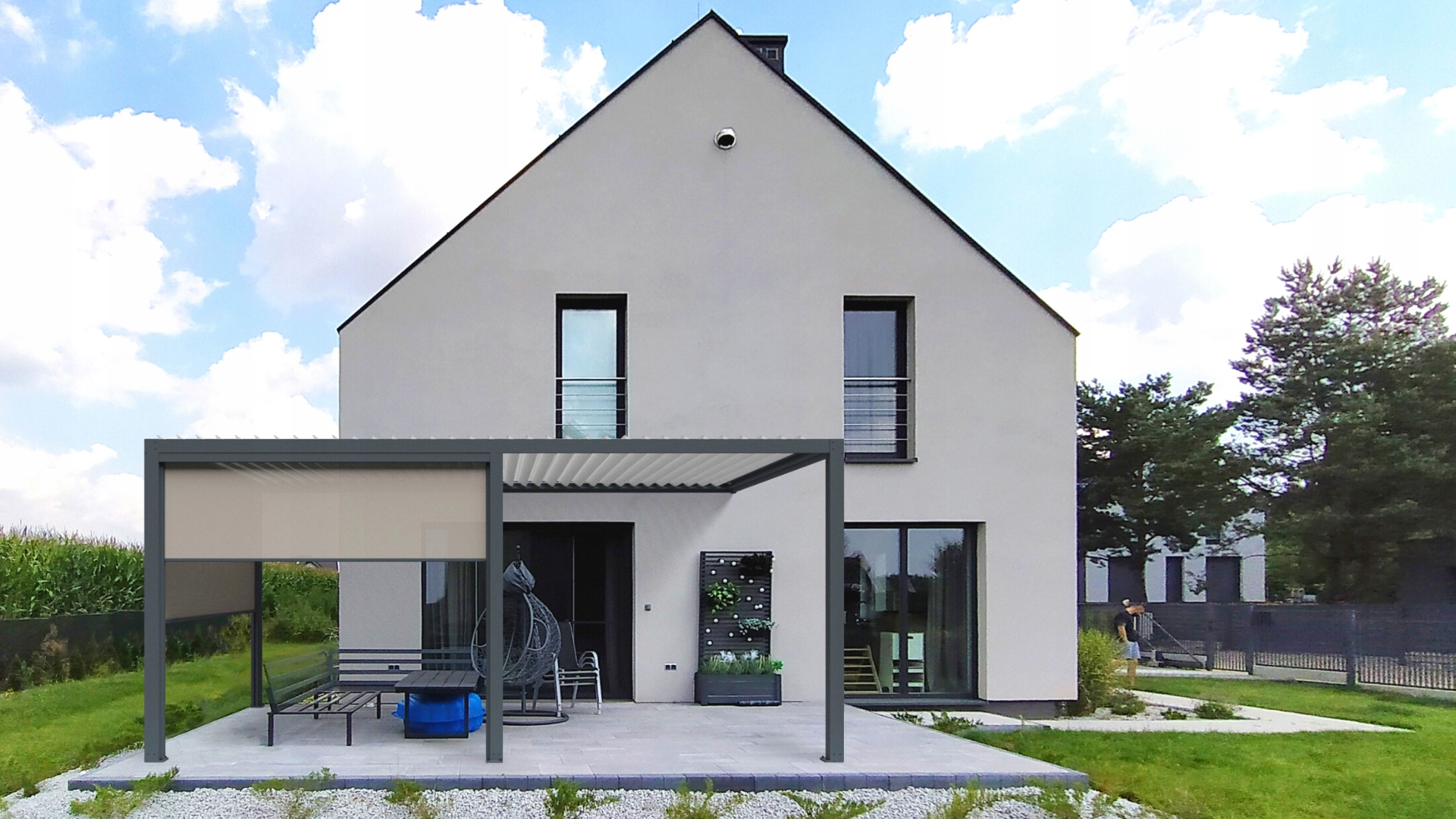 Wiata Tarasowa aluminiowa TWIGO