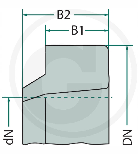 Pierścień Zgarniający siłownika 70x78x5/7 Marka Granit