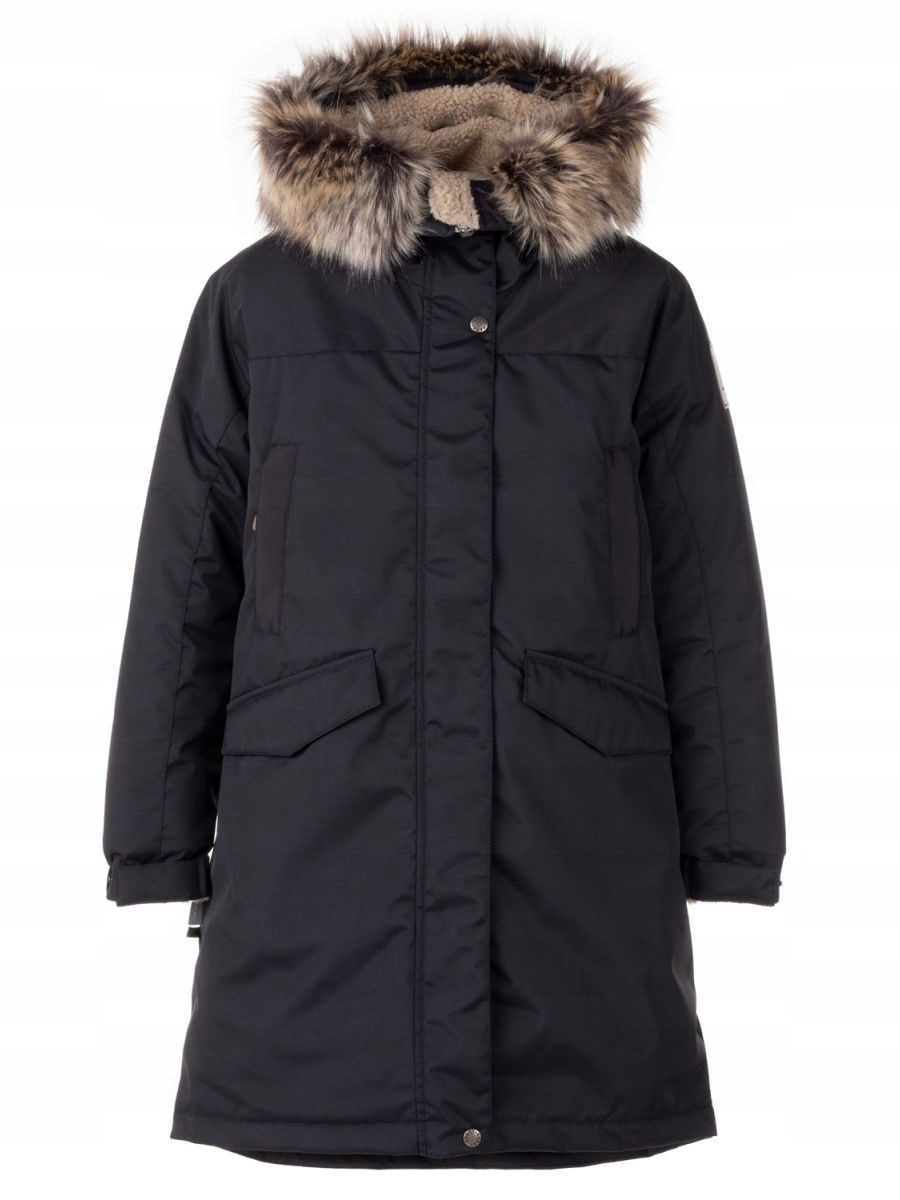 Kurtka/Parka ocieplana dla dziewczynki Beth czarna Lenne, r. 164