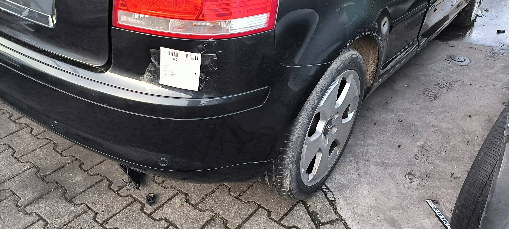 bumper rear part LZ9W AUDI A3 8P