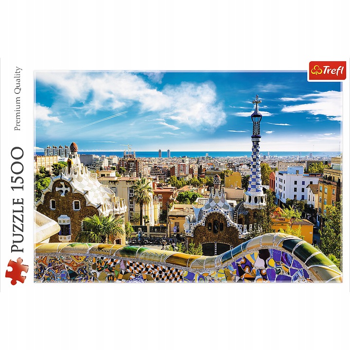 PUZZLE 1500 EL PARK GUELL BARCELONA TREFL