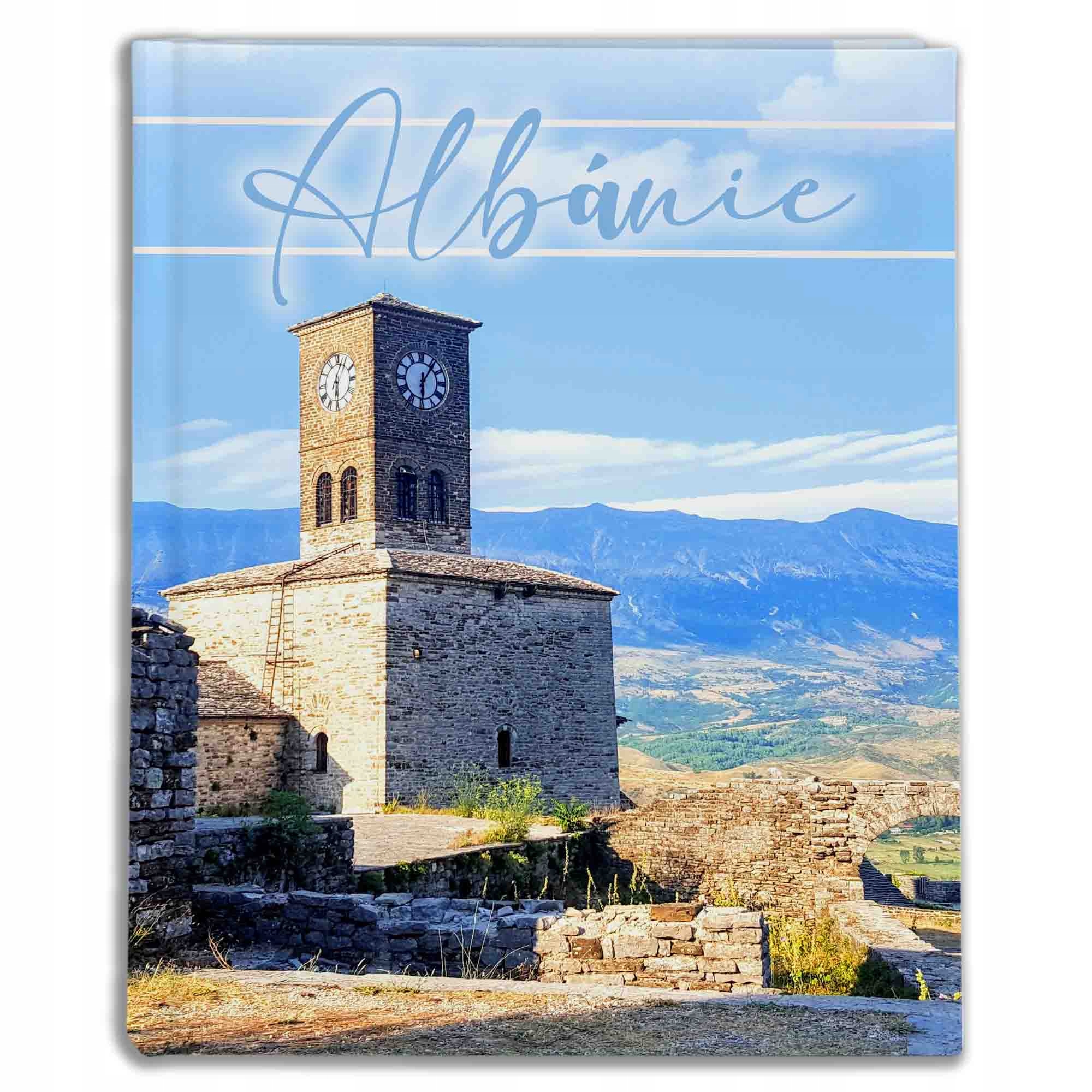 Tradiční album na fotografie se 100 černými listy 19,5x26 cm Albánie 565(cz)