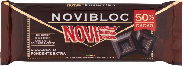 Levně 4 x Hořká čokoláda Novibloc 50% 150 g Novi