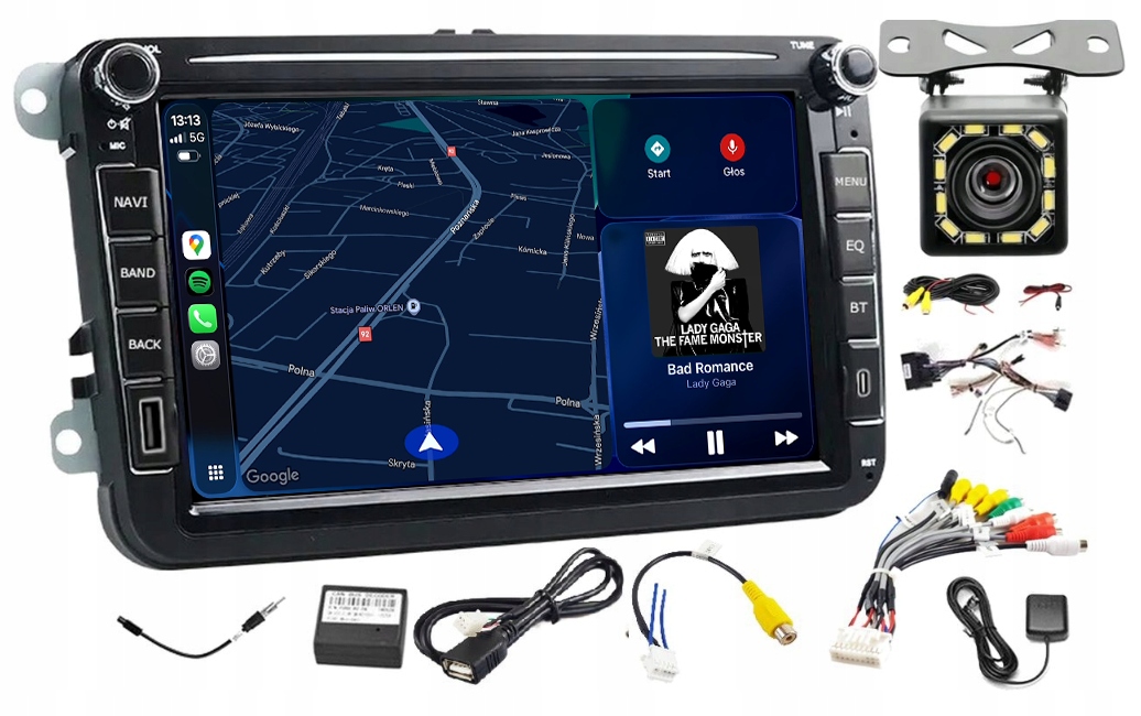 Rádio Navigácia Carplay Android Gps Vw Touran 2003-2015 Wifi Bt 4GB 64GB
