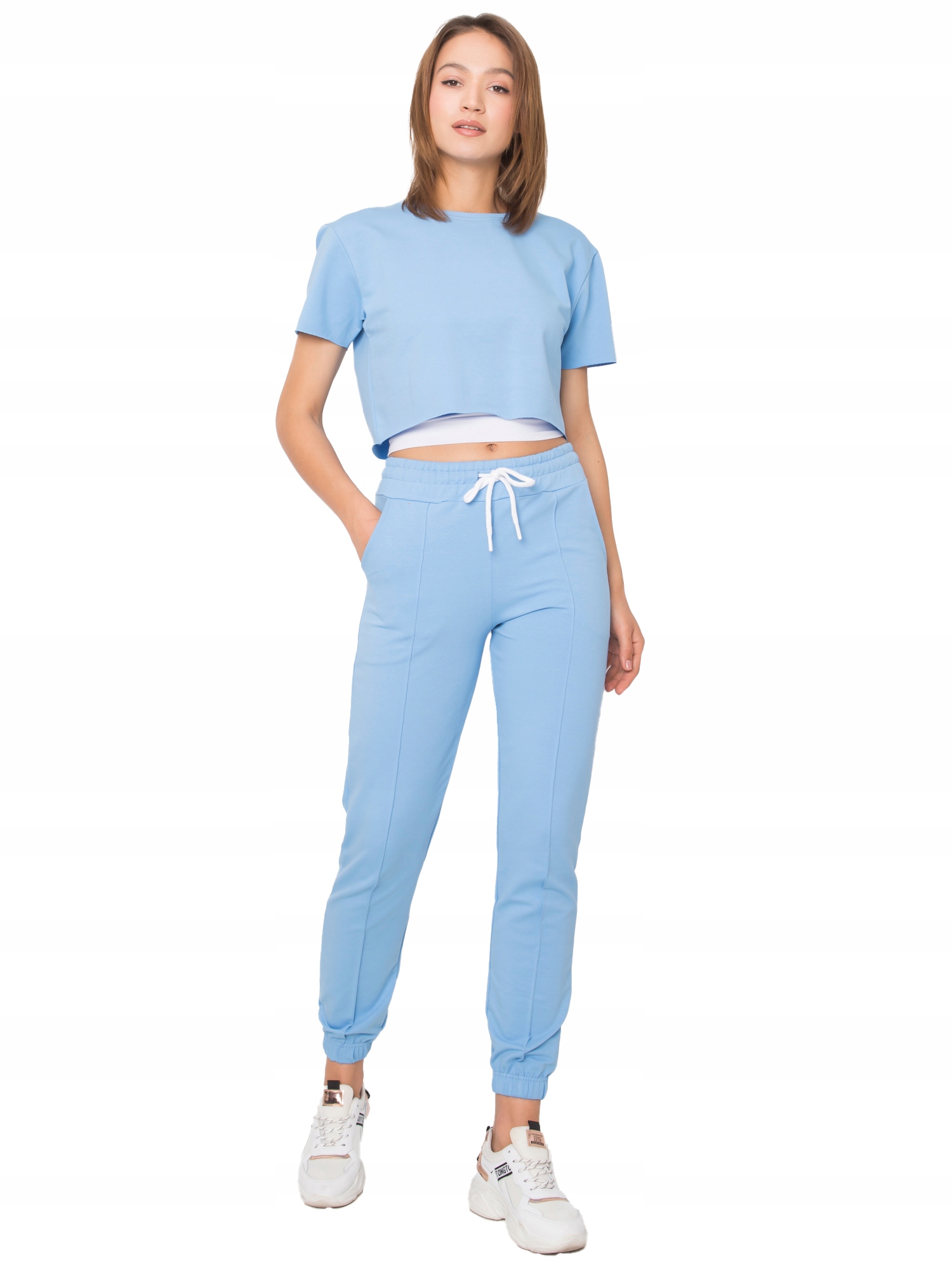 

Bluza spodnie Top damski Komplet bawełna - S