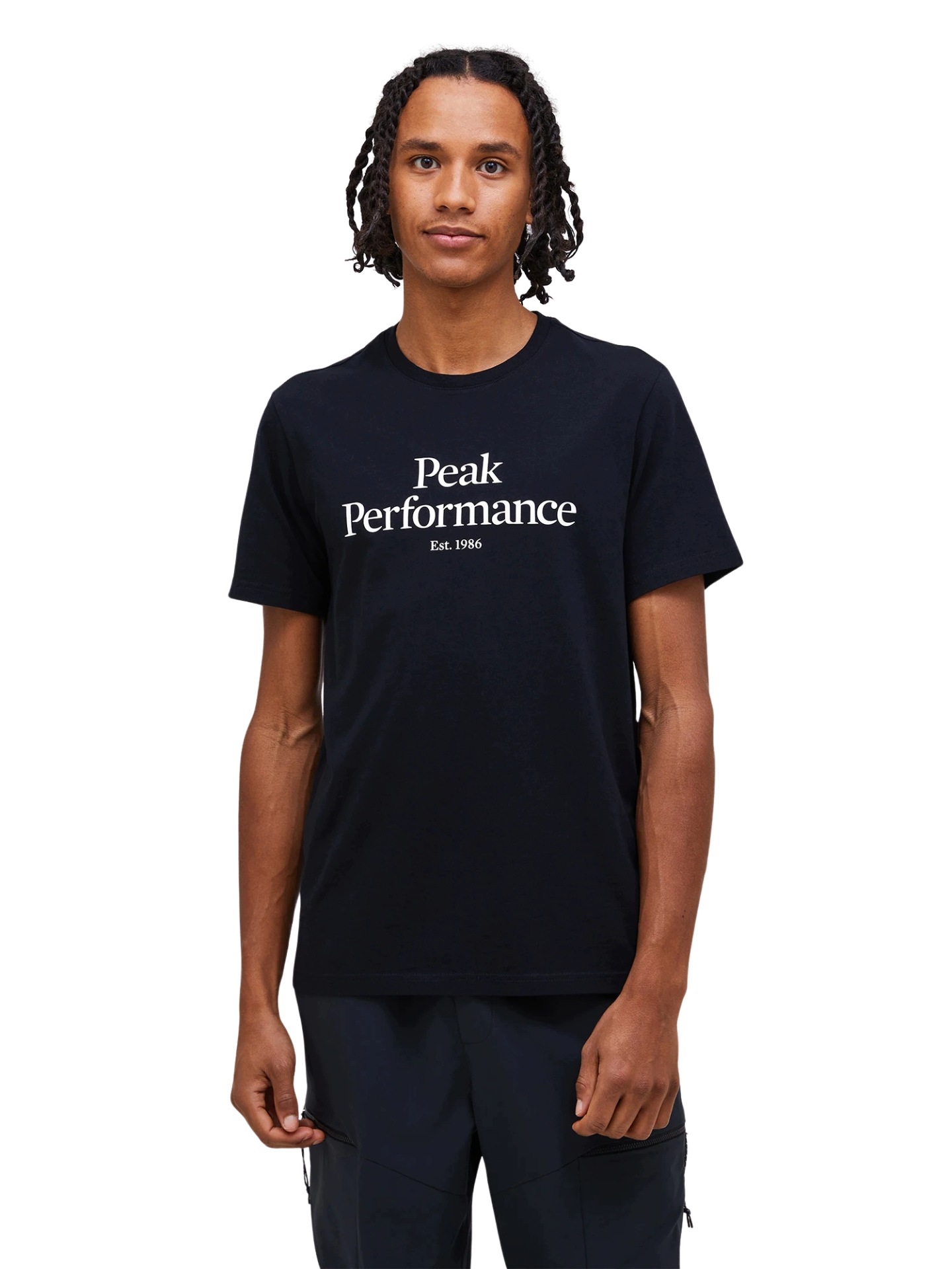 Pánské tričko Peak Performance Original Tee black offwhite XL
