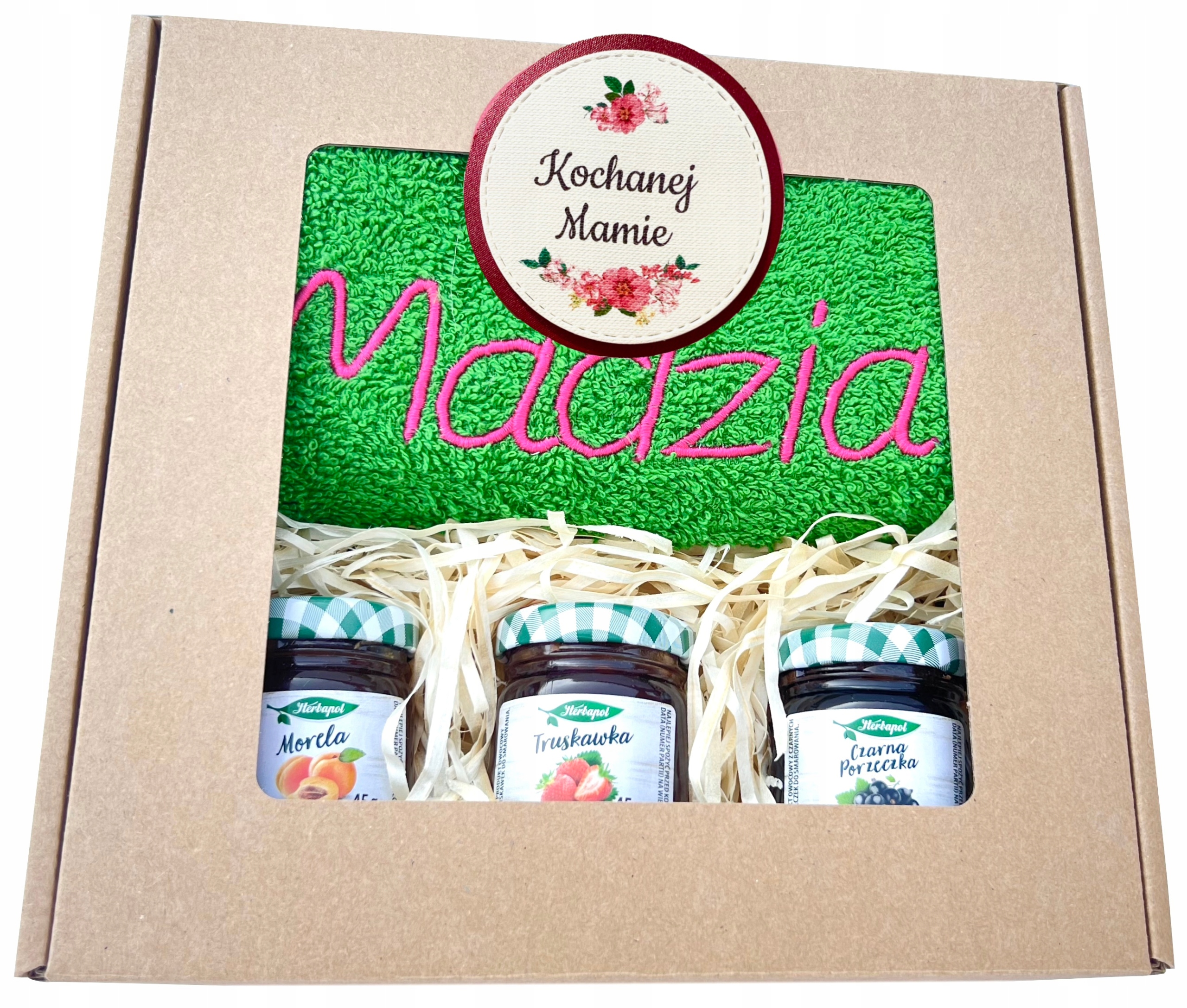 

Piękny na Dzień Mamy Ręcznik z Haftem