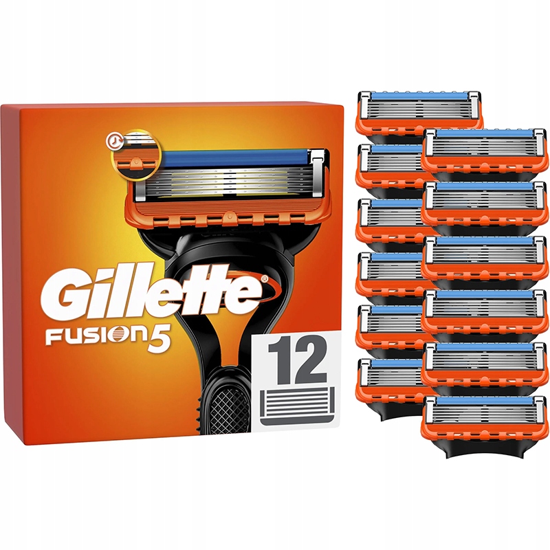 Gillette náhradní náplně do holicího strojku Fusion5 12 ks