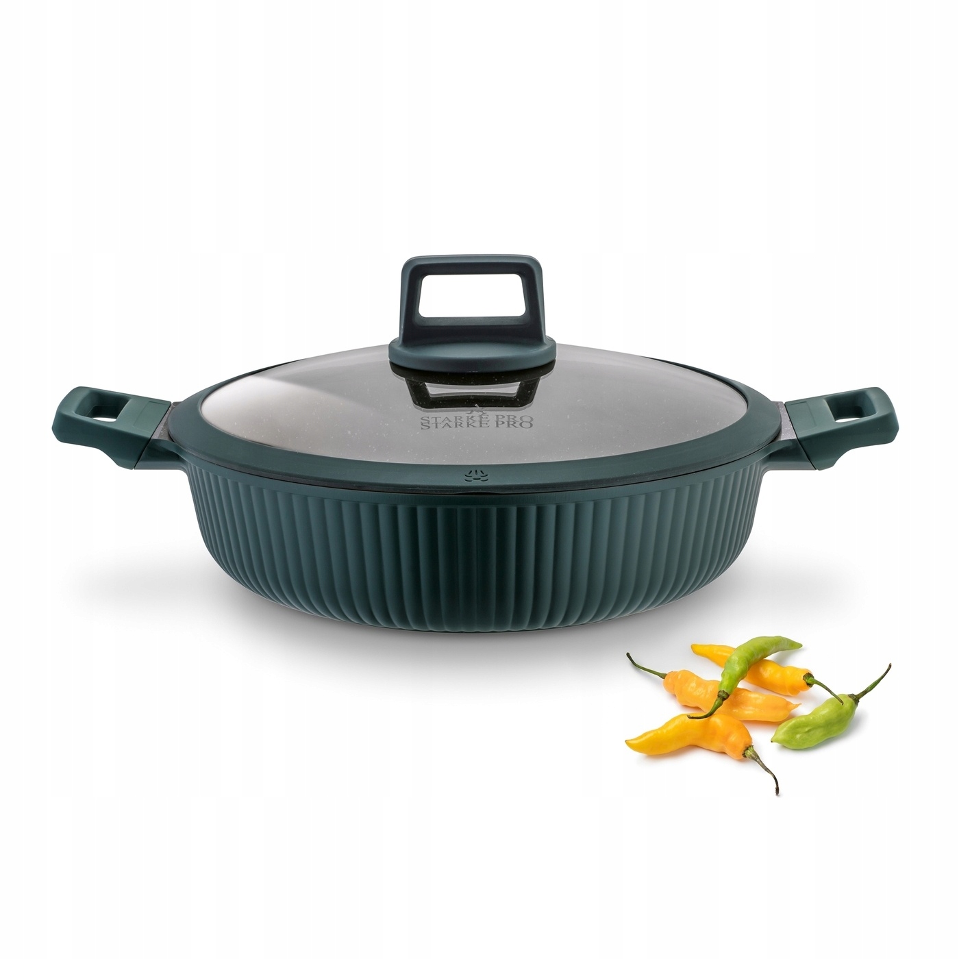 Patelnia Indukcja Marmurowa z Krótkimi Uchwytami Starke Pro Eridan 28 cm