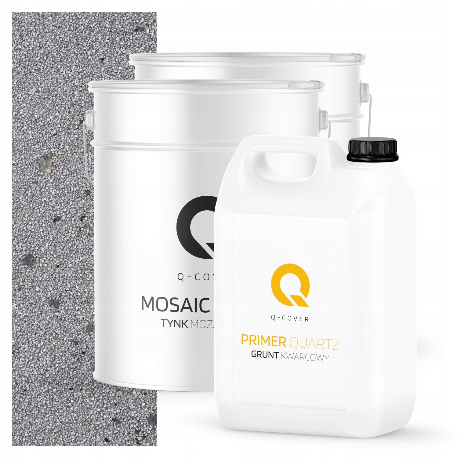 Mozaiková Omítka penetrační nátěr Sada 6.5m2 stříbrná s černou slídou M51