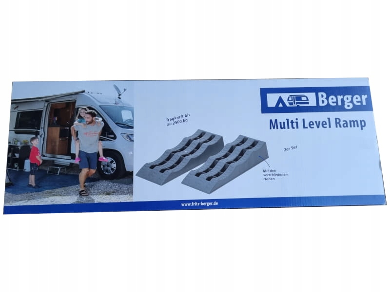 Kliny najazdowe Multi Level 2 sztuki do 2,5t Berger do przyczepy kampera Numer katalogowy części 284820