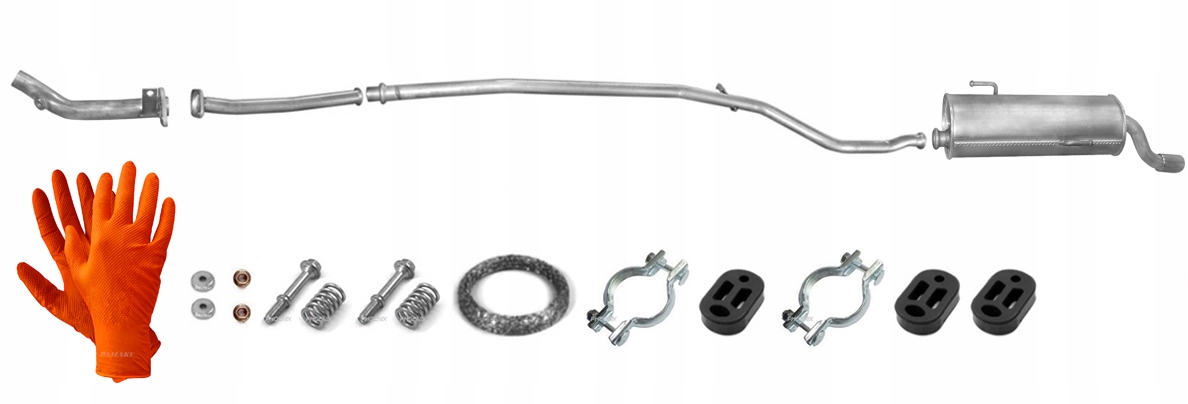 Peugeot 206 1.1 1.4 (2000-2006) Hatchback – Výfukový Systém