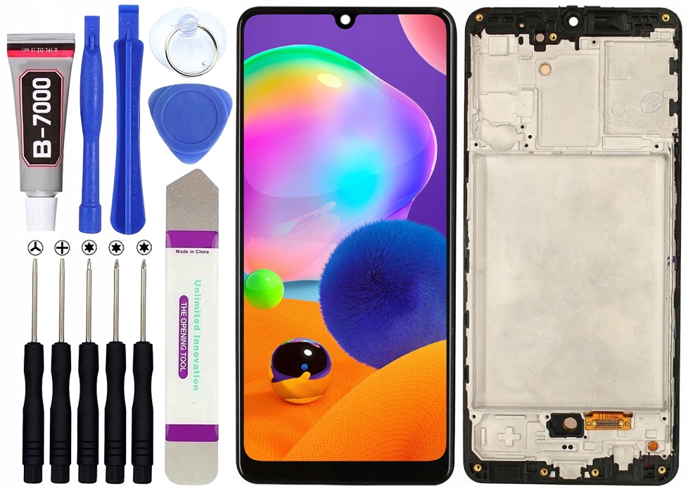 Displej pro Samsung Galaxy A31 A315 Oled LCD displej Rámeček