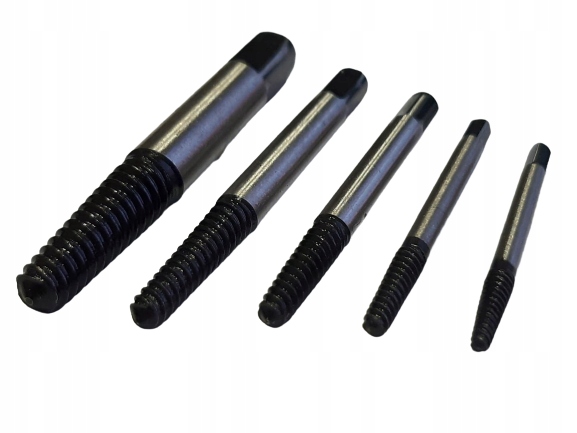 

5x Wykrętaki Do Zerwanych Urwanych Śrub Wykrętak